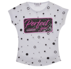 Dívčí tričko krátký rukáv Perfect