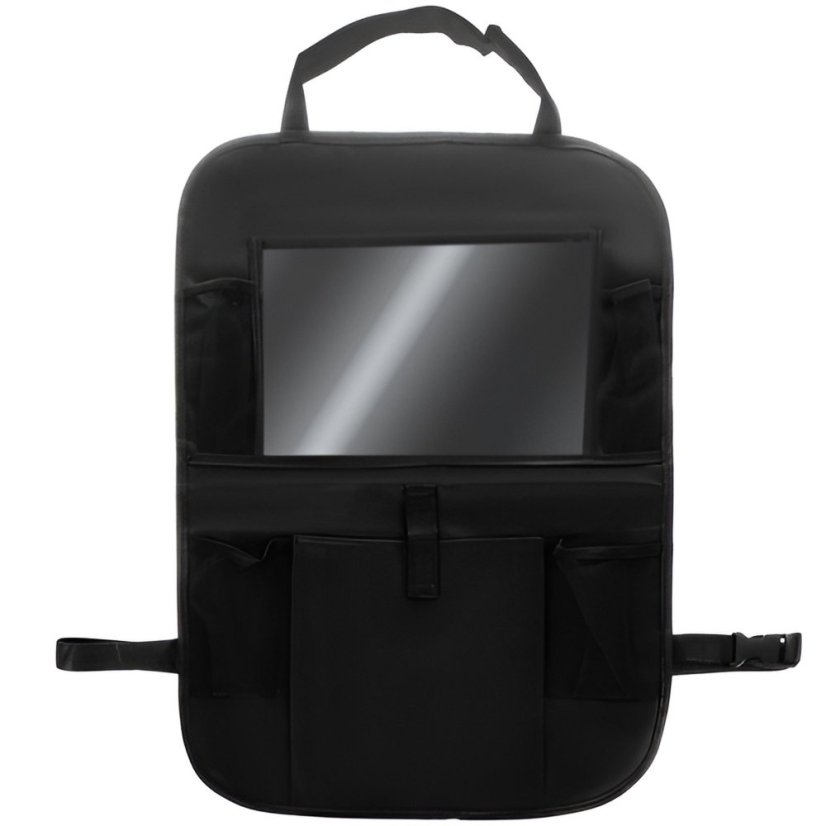 Organizér auto na sedadlo s vreckom na tablet čierny