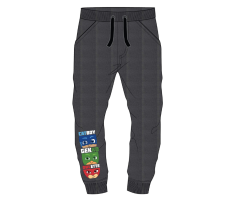 Dětské tepláky PJ Masks tm. šedé