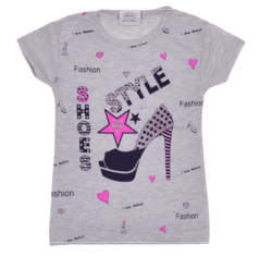 Dívčí tričko krátký rukáv Style