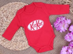 Detské body dlhý rukáv KitKat