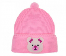 Cappello per bambini rosa Orsetto