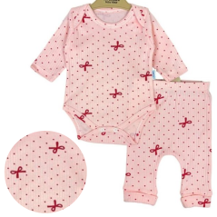 Set pentru copii din 2 piese – body și pantaloni Tiny Bows