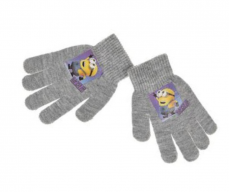 Mănuși pentru copii Minions gri