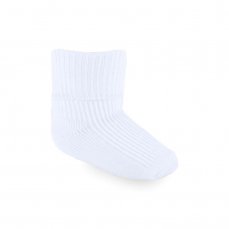 Ponožky pro miminka bílé 2 pack