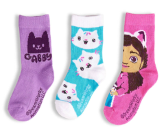 Balenie 3 párov ponožiek Gabby's Dollhouse
