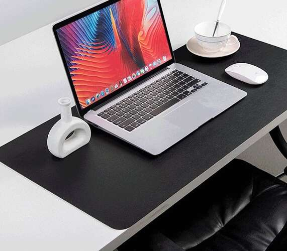 XXL podložka pod myš a klávesnici 90×45 cm – černá