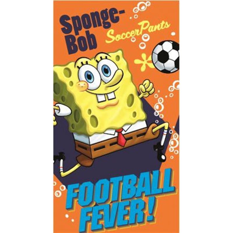 Asciugamano per bambini SpongeBob orange 35x65 cm