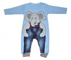 Tutina per neonati Elefante blu