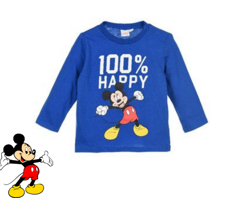 Chlapecké tričko Mickey modré 80