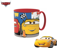 Mikro plastový hrnek Disney Cars 265 ml