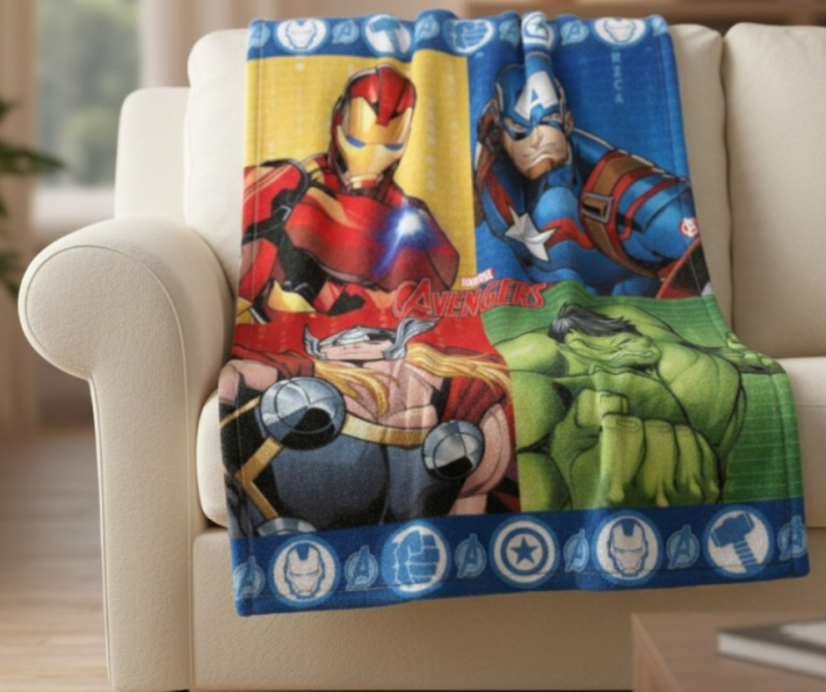 Deka fleecová Avengers 100×140 cm