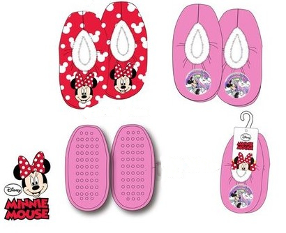 Pantofole per bambini rosa Minnie Mouse 31/32