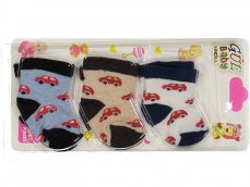 Dojčenské ponožky Cars 3 páry