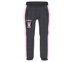 Dívčí tepláky Minnie tm.šedé