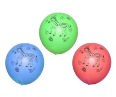 Balónky Zoo, mix barev, 30cm - sada 10 ks