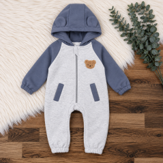 Dětský overal s kapucí Basic Bear
