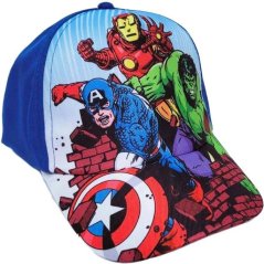 Cappellino visiera blu Avengers 54