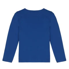 Tricou cu mânecă lungă Stitch albastru