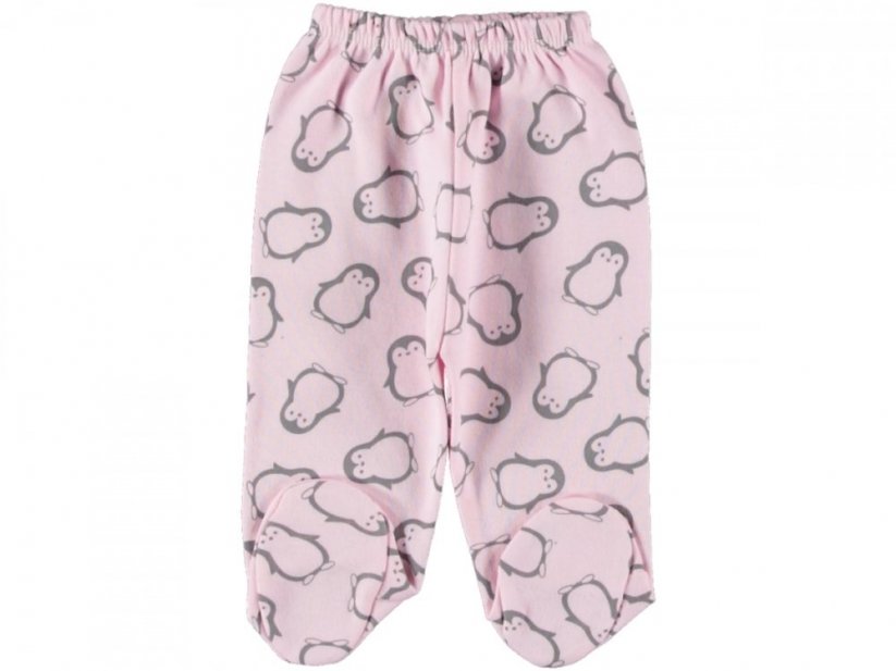 Pantaloni per neonati Pinguino rosa 62