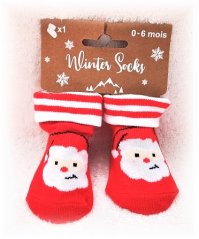 Sosete pentru bebelusi Santa