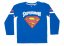Dětské tričko dlouhý rukáv Superman modré