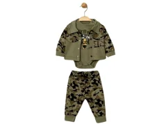 Trening pentru copii Dude camuflaj, 3 piese