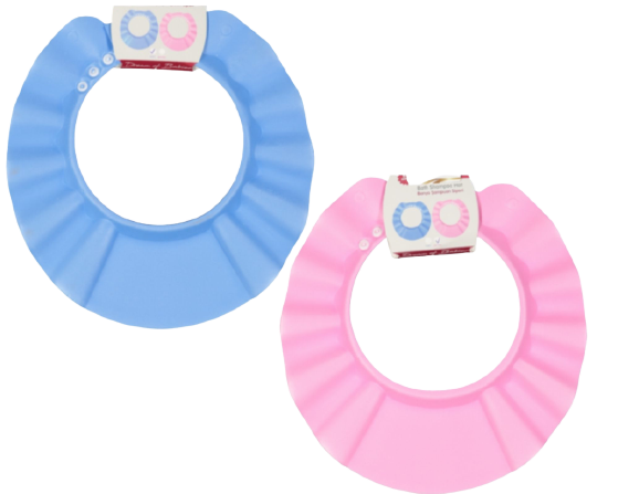 Protezione da bagno per occhi e orecchie rosa