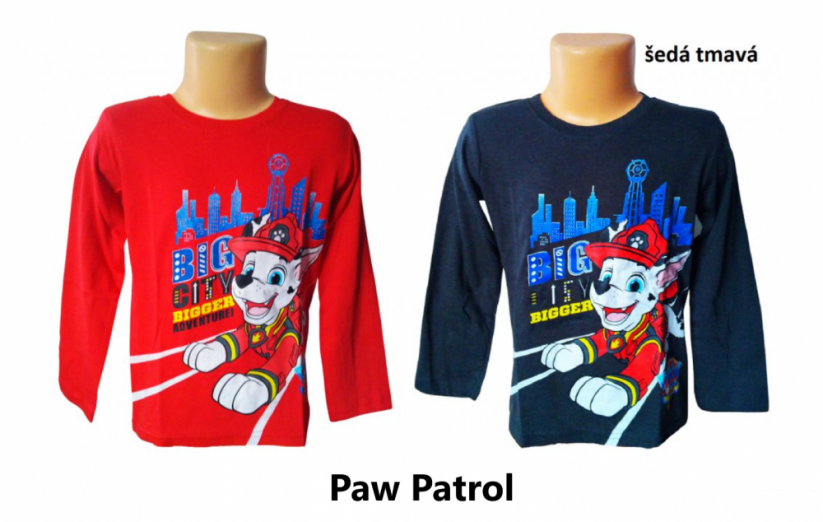 Dětské tričko s dlouhým rukávem Paw Patrol