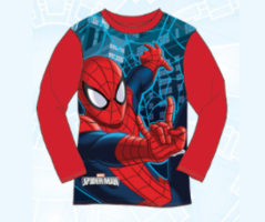 Tricou cu mâneca lungă Spiderman rosu