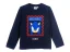 SONIC dětské tričko dlouhý rukáv tmavě modré