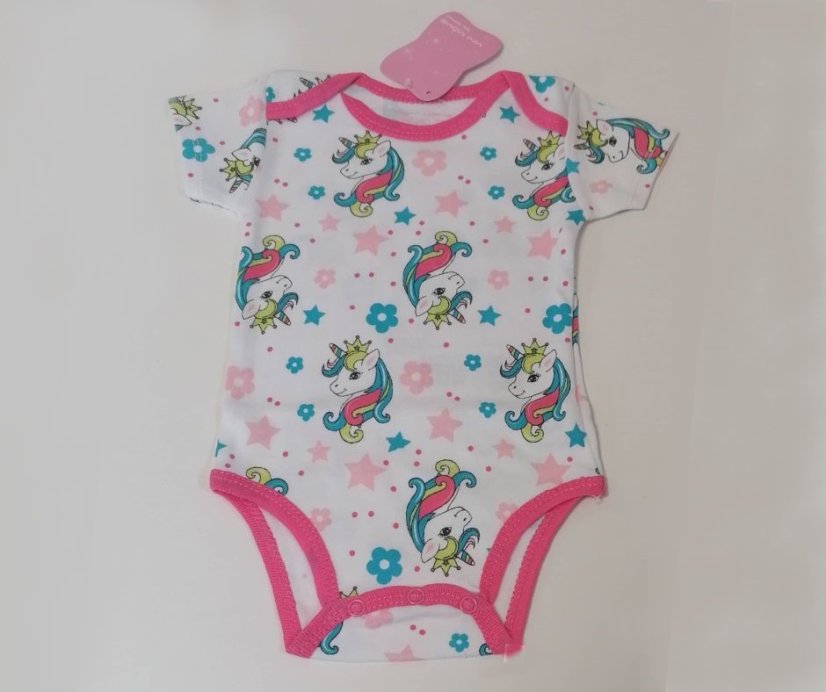 Body cu mânecă scurtă Unicorn