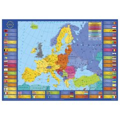 Podložka Mapa Evropy 49,5 × 34,5 cm