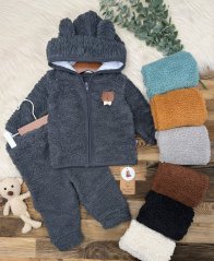 Detská 2-dielna hrejivá súprava – mikina a nohavice Teddy