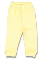 Pantaloni pentru bebelusi galben