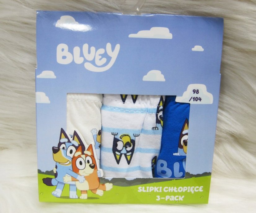 Chlapecké slipy Bluey 3 pack