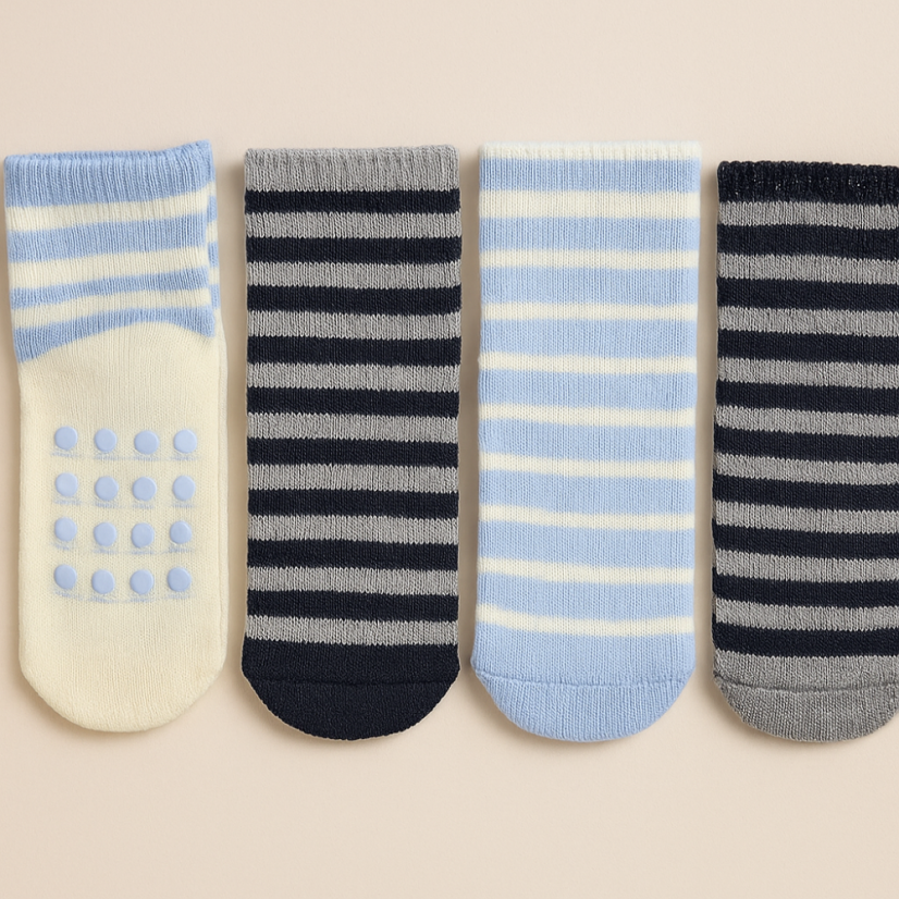 Calzini con suola antiscivolo - Colore: Viola