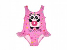 Dievčenské jednodielne plavky Panda