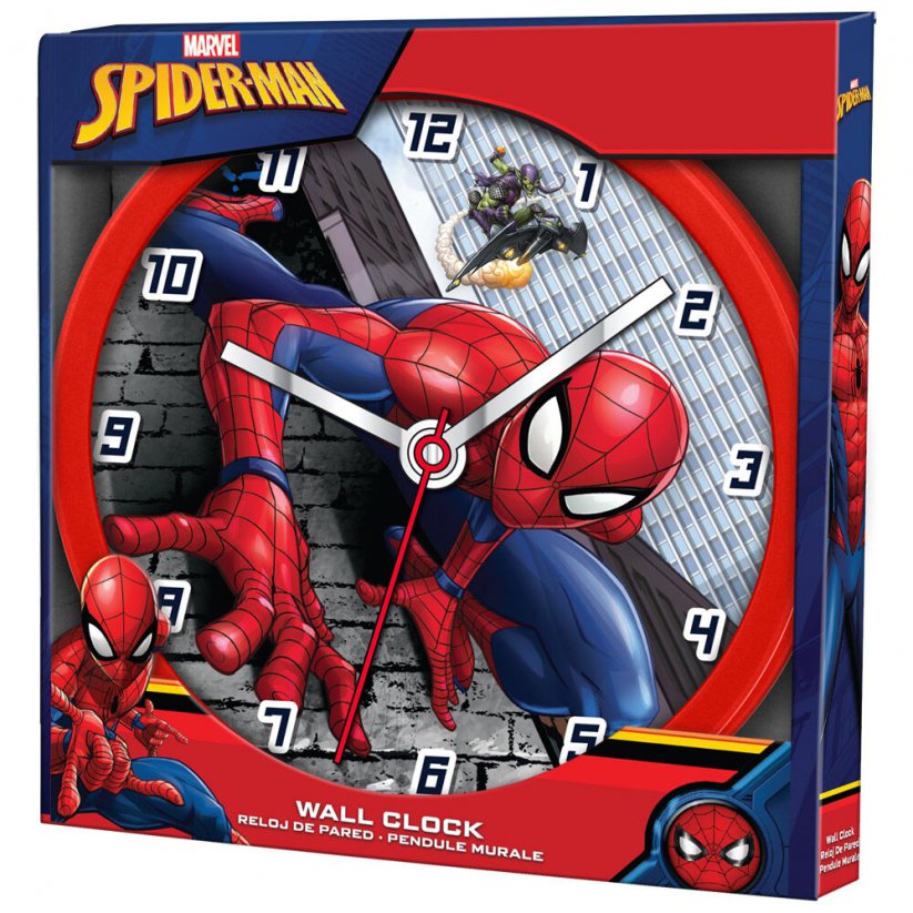 Nástěnné hodiny Spiderman 25 cm
