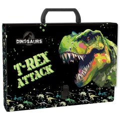 Kufřík na výtvarné potřeby T-REX 33 × 25 × 5 cm -A4
