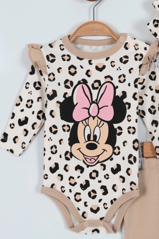 3dílná Dětská souprava Minnie – body, legíny a čelenka