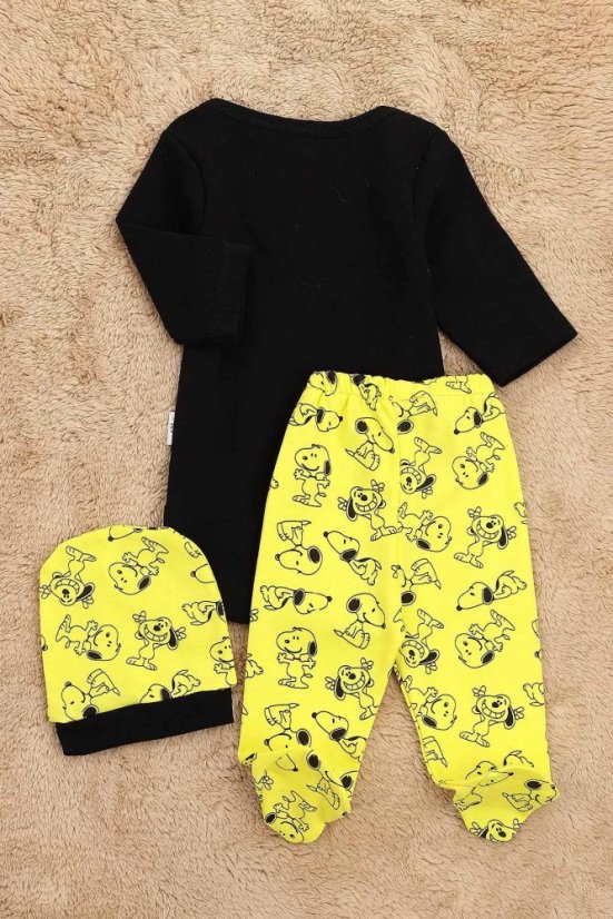 Set 3 pezzi per neonati Snoopy