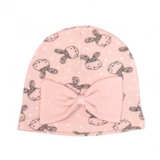 Cappello per bambina con Fiocco rosa 48