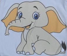 Kojenecké body bez rukávů Dumbo