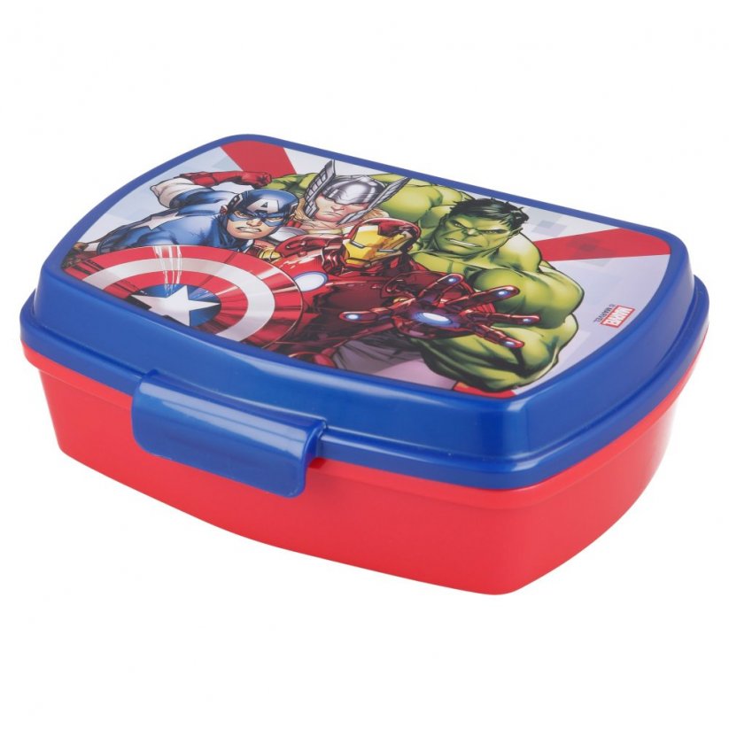 Detský plastový desiatový box Avengers