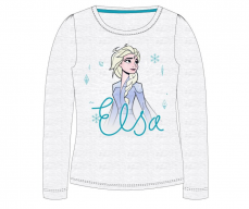 Dievčenské tričko dlhý rukáv šedej Frozen