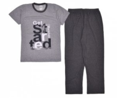 Pijamale băieți, mâneci scurte și pantaloni lungi