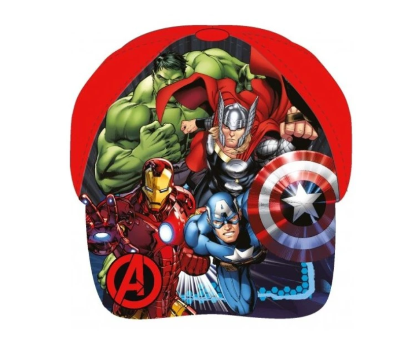 Sapcă pentru baieti Avengers rosu 56