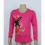 Dievčenské tričko dl. rukáv Bing tm. ružové