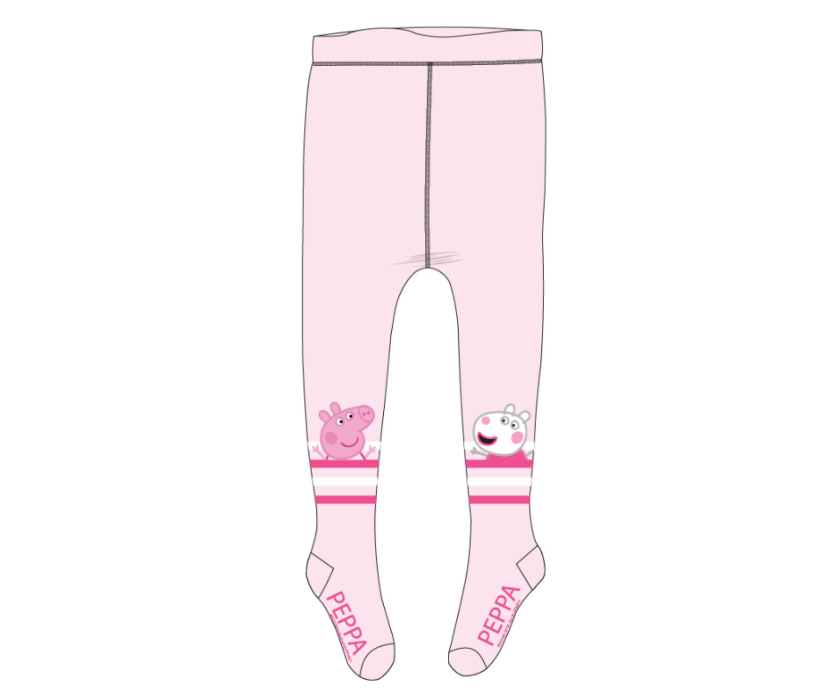 Punčochy Prasátko Peppa růžové - Velikost: 92/98